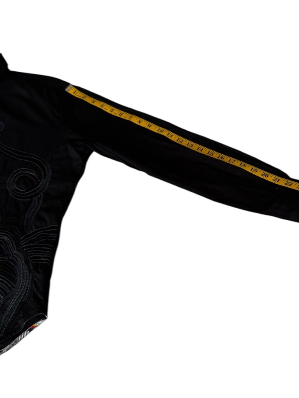 Robert Graham Embroidered 💯 Cotton Black Long-Sleeve Button-Down Shirt Size M - Picture 8 of 16